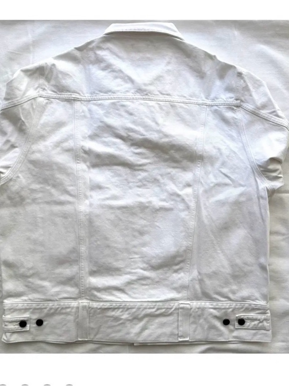 KHAITE Grizzo Cream Jean Jacket - Picture 9 of 9